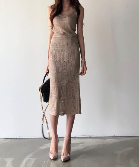 camisole and midi skirt (2 colors)
