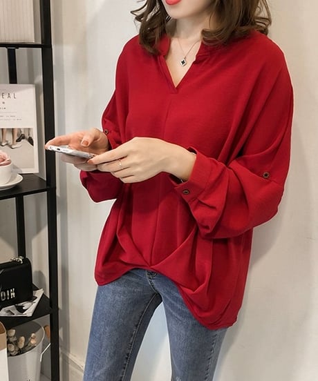 roll-up sleeve shirt (3 colors)