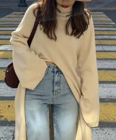 center slit knit dress (3 colors)