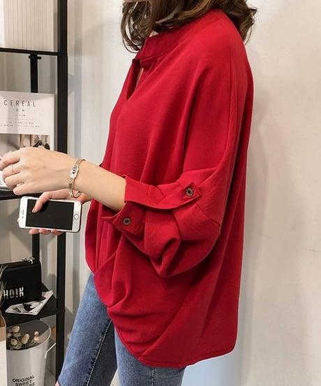 roll-up sleeve shirt (3 colors)
