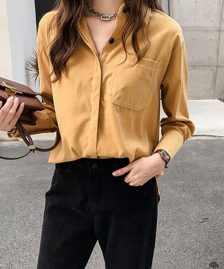 big pocket stitch shirt (3 colors)