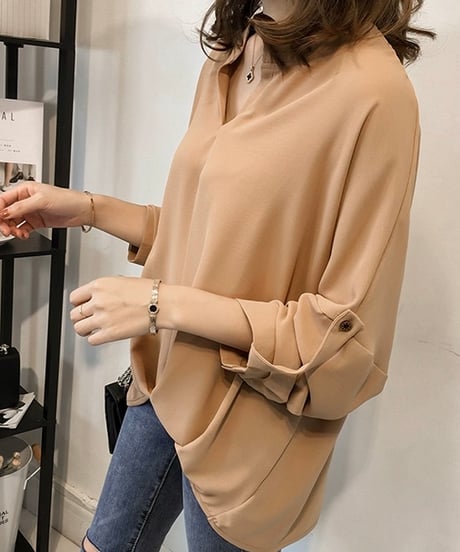 roll-up sleeve shirt (3 colors)