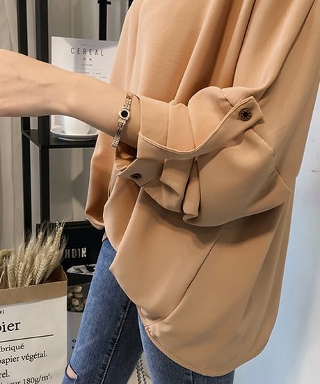 roll-up sleeve shirt (3 colors)