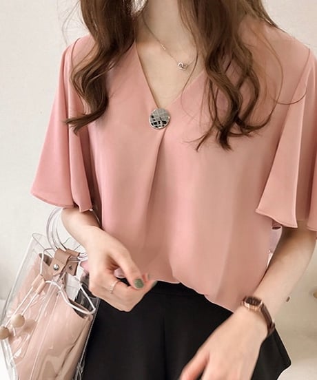 frill sleeve cut-and-sewm (3 colors)