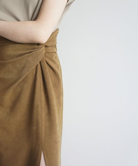 matte texture cross skirt (1 colors)