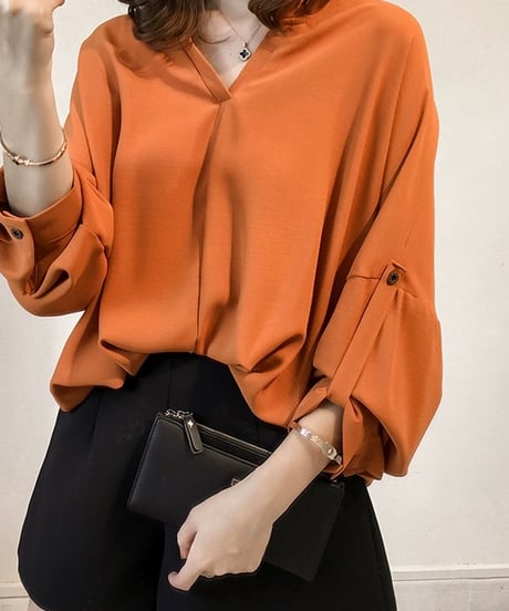 roll-up sleeve shirt (3 colors)