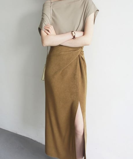 matte texture cross skirt (1 colors)