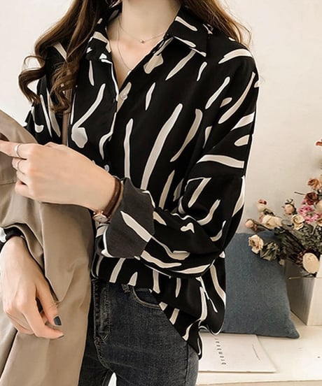 monotone shirt blouse (2 colors)
