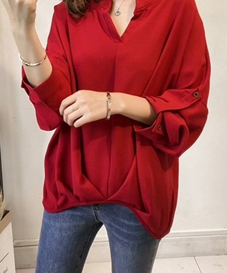 roll-up sleeve shirt (3 colors)