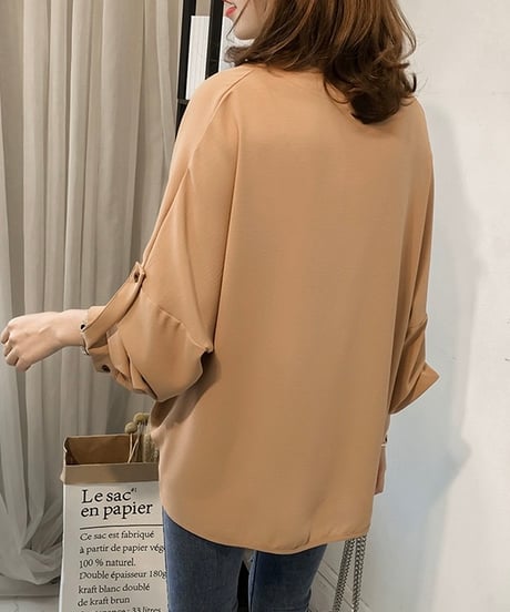roll-up sleeve shirt (3 colors)