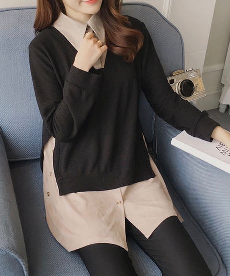 long length sweater shirt (1 color)