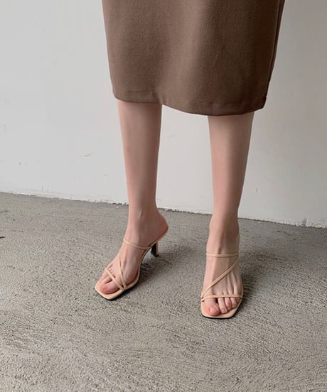 sleeveless middle length dress (3 colors)