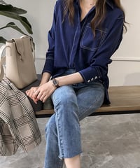 big pocket stitch shirt (3 colors)