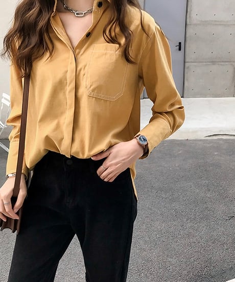 big pocket stitch shirt (3 colors)