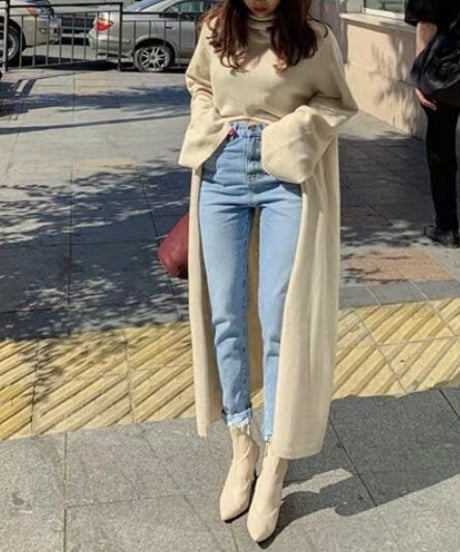 center slit knit dress (3 colors)