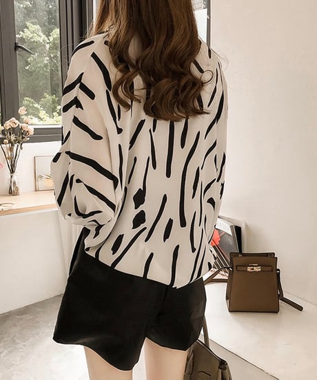 monotone shirt blouse (2 colors)
