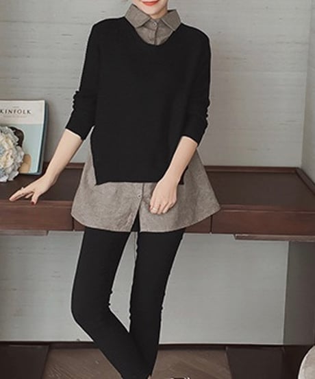 long length sweater shirt (1 color)
