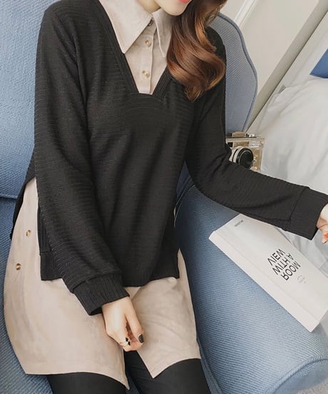 long length sweater shirt (1 color)