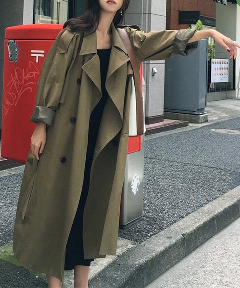 新品未使用 Eaphi long trench coat 新品未使用 Eaphi long trench coat