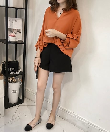 roll-up sleeve shirt (3 colors)