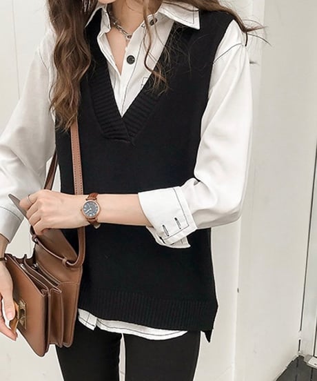 big pocket stitch shirt (3 colors)