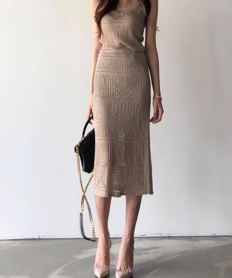 camisole and midi skirt (2 colors)