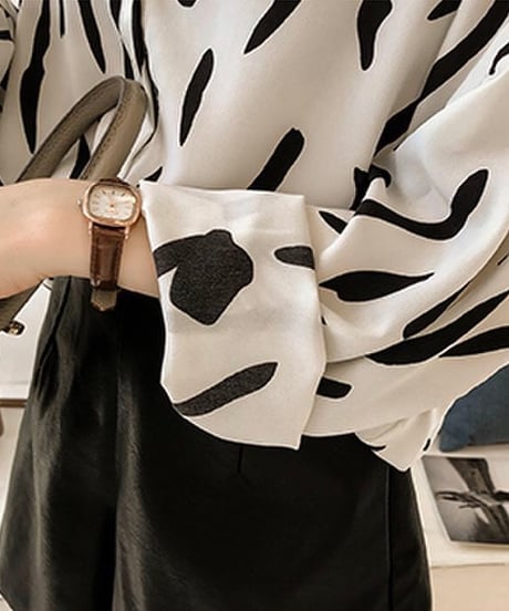 monotone shirt blouse (2 colors)