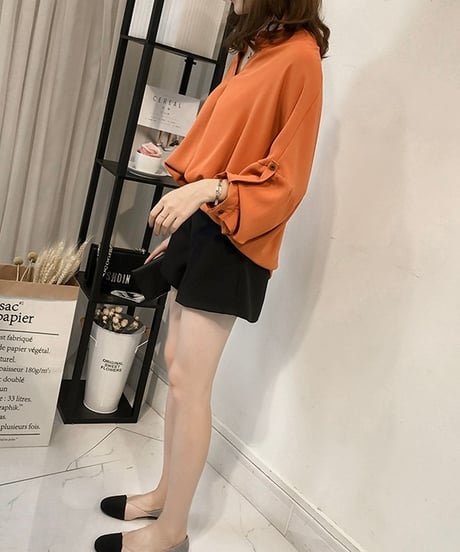 roll-up sleeve shirt (3 colors)