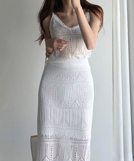 camisole and midi skirt (2 colors)