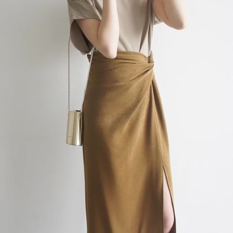 matte texture cross skirt (1 colors)