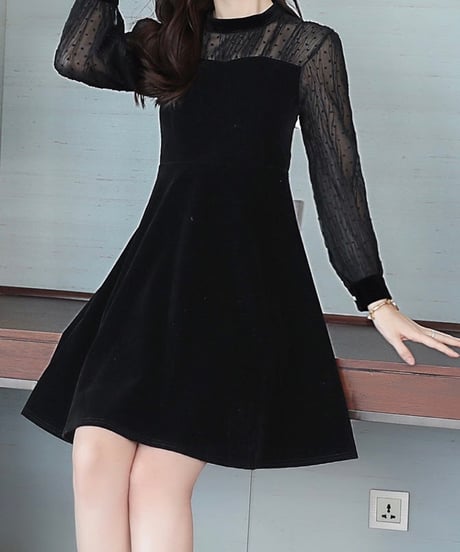 lace mini dress (1 color)