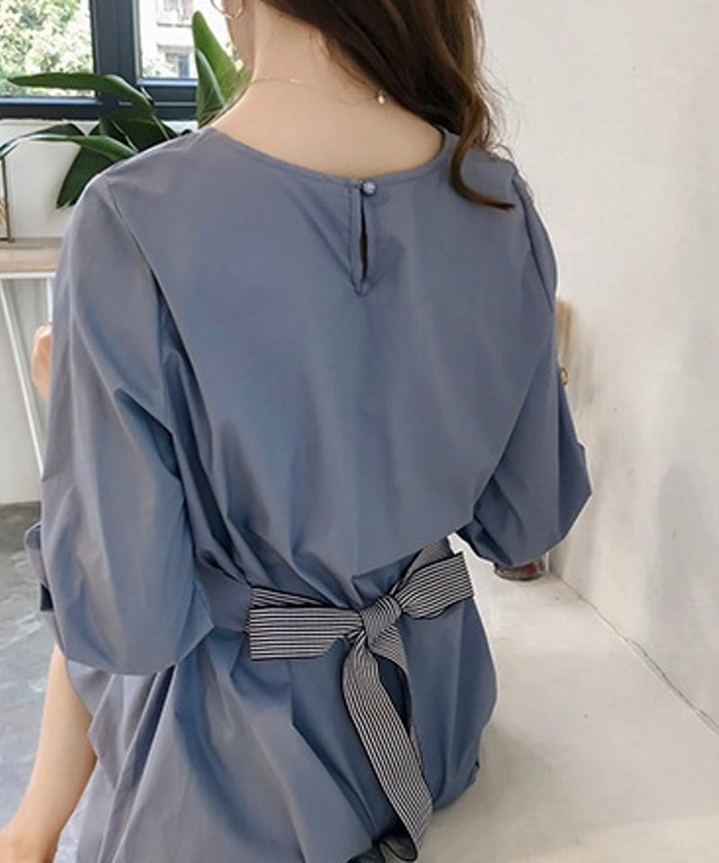 two-way flare gather dress (2 colors) | REPOACE®︎