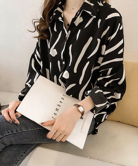 monotone shirt blouse (2 colors)