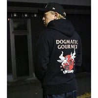 DOGMATIC GOURMET x Bonaparta Angel Zip Hoodie  (Black)