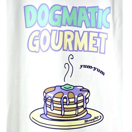 Pancake Big  L/S Tee  (White)