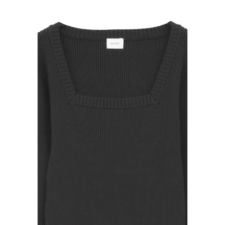 MANOF マノフ “SQUARE RIB KNIT TOPS” スクエアリブニットトップス