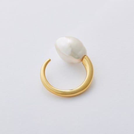FIBULA フィブラ “Aging baroque pearl ring” エージングバロックパールリング