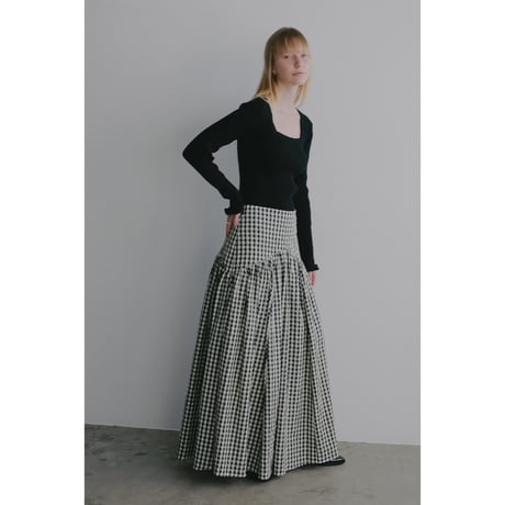 MANOF マノフ “SQUARE RIB KNIT TOPS” スクエアリブニットトップス