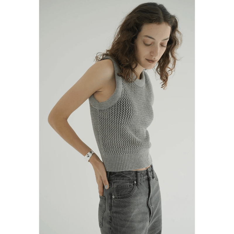 トップス CLANE 3D RIB MESH KNIT TOPS 3D RIB MESH KNIT TOPS｜TOPS(トップス)｜CLANE OFFICIAL ONLINE