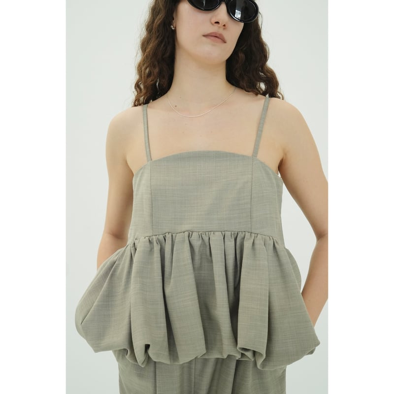 CLANE クラネ “PEPLUM LAYERED ALL IN ONE” ペプラムレイヤード