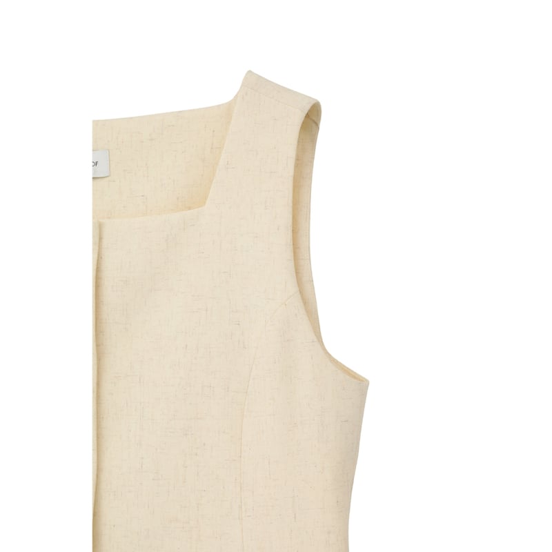 MANOF マノフ “SQUARE NECK GILET SET UP” スクエアネックジレセ
