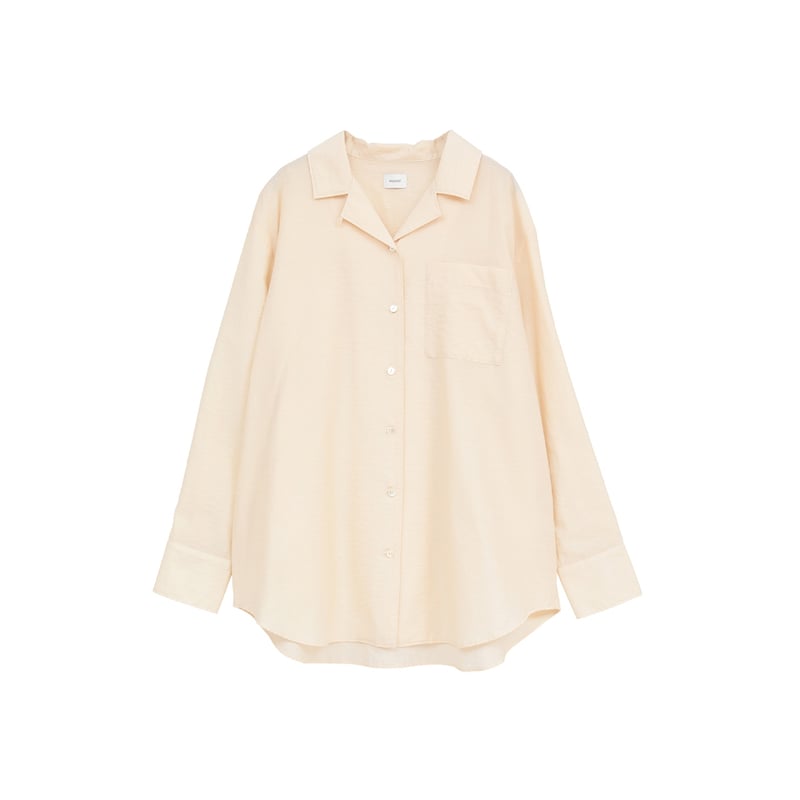 MANOF マノフ “BACK LAYERED SHEER SHIRT” バックレイヤードシア
