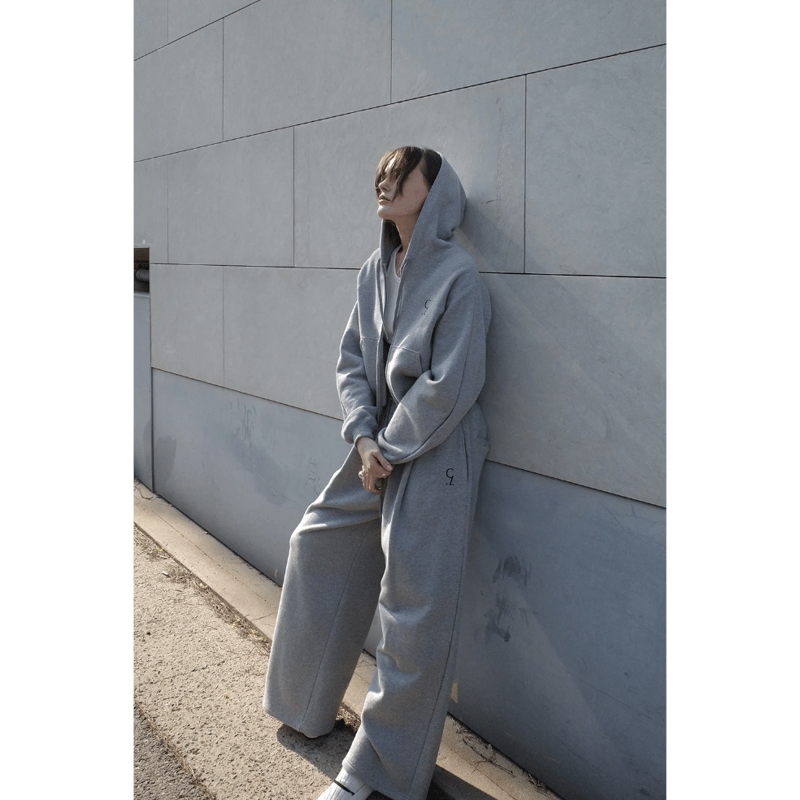 CLANE クラネ “LOGO SWEAT TUCK WIDE PANTS” ロゴスウェットタ
