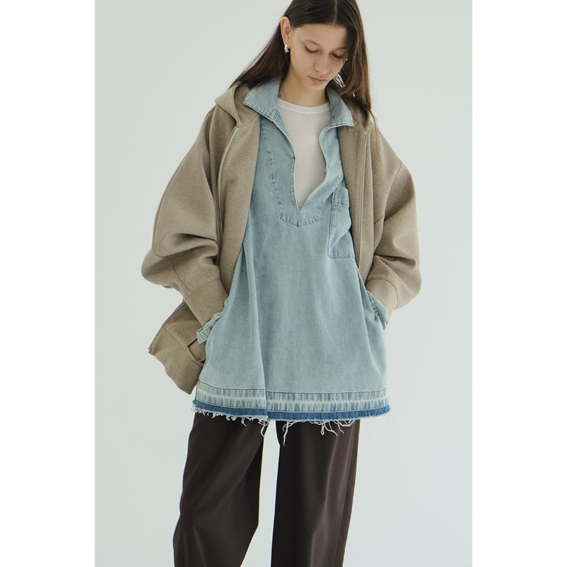 CLANE WORK OVER JACKET BLUE クラネ デニムオーバー CLANE WORK OVER JACKET BLUE クラネ デニムオーバー CLANE