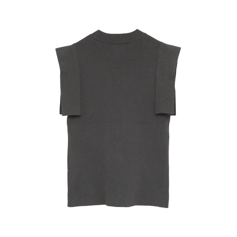 CLANE SQUARE SLEEVE KNIT ブラック1 SQUARE SLEEVE KNIT TOPS | ALL ITEM | ROOM903 online
