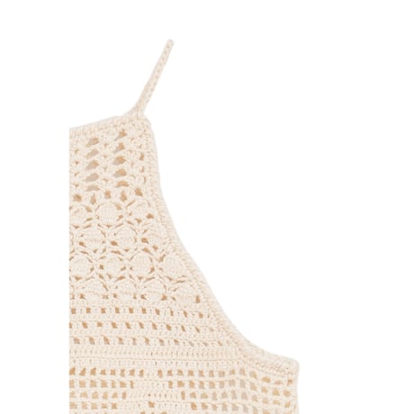 CLANE クラネ “CROCHET CAMI KNIT TOPS” クロシェキャミニットトップス