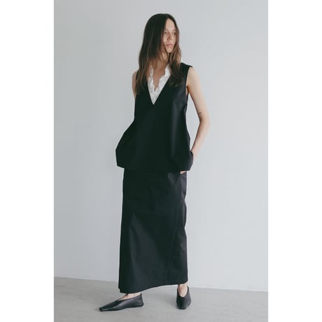 MANOF マノフ “FRILL V NECK SET UP” フリルＶネックセットアップ
