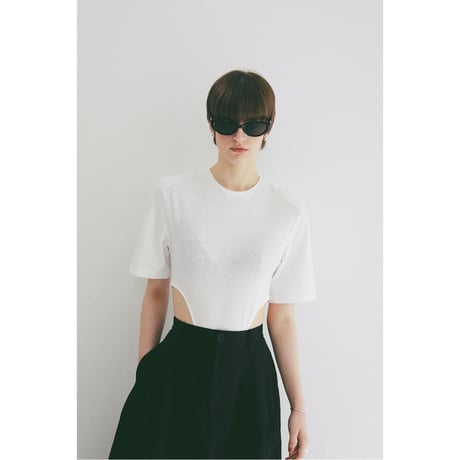 CLANE クラネ “POWER SHOULDER BODYSUITS” パワーショルダーボディスーツ