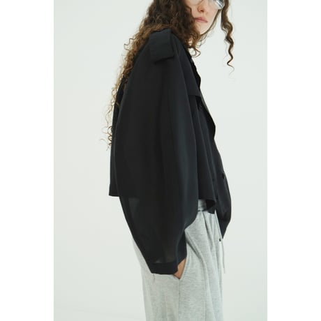 CLANE クラネ “SHEER SHORT TRENCH JACKET” シアーショートトレンチジャケット