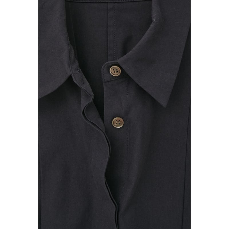 CLANE クラネ “PANELL PLEAT SQUARE SLEEVE SHIRTS” パ
